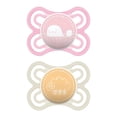 thumbnail image 1 of MAM Perfect Pacifiers, Baby Pacifiers 0-6 Months (2 pack), Best Pacifier for Breastfed Babies, Orthodontic Pacifier, Baby Girl Pacifier, 1 of 7