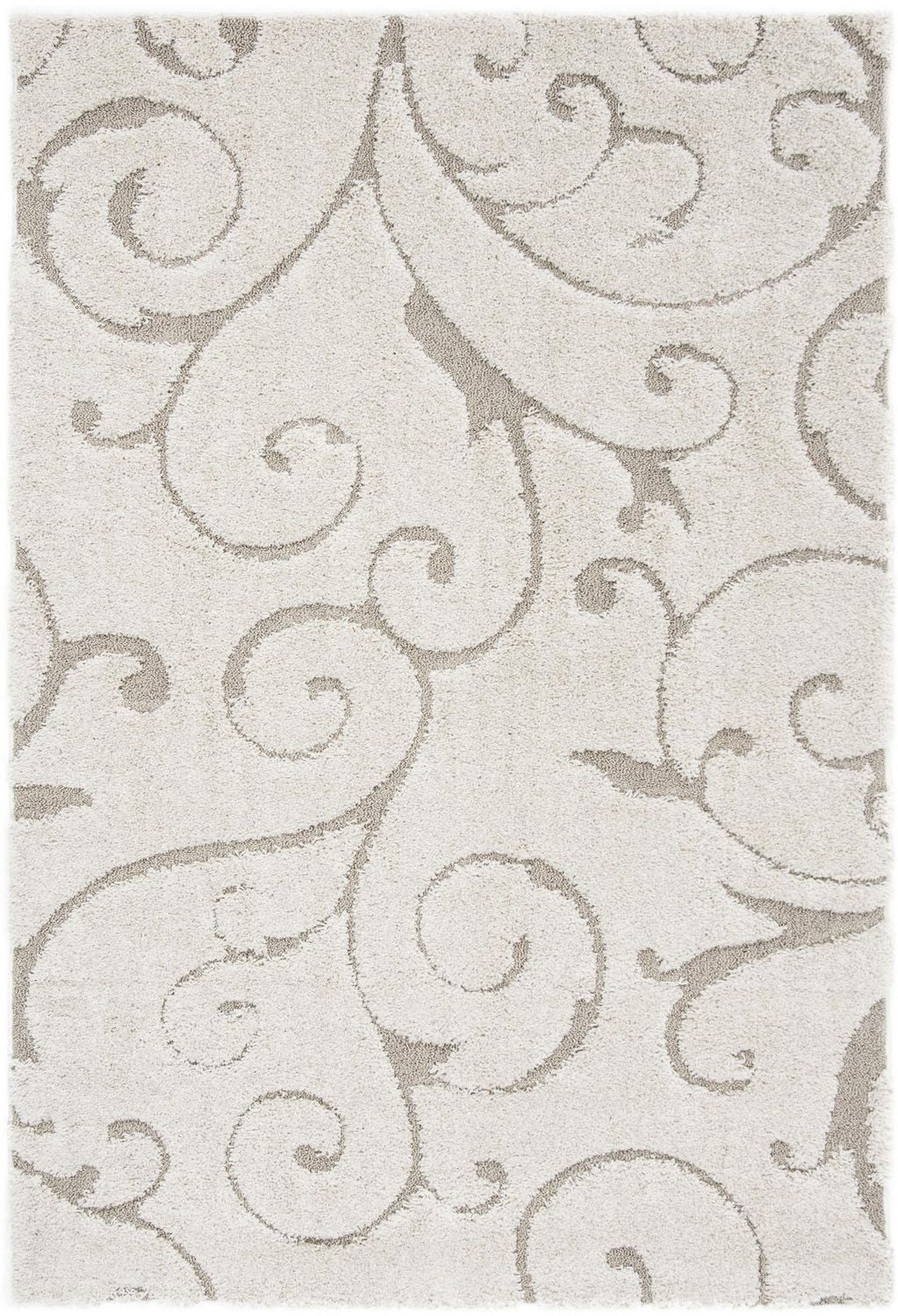 SAFAVIEH Florida Douglas Floral Vines Shag Area Rug