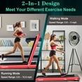 thumbnail image 3 of SuperFit 4.75HP 2 In 1 Folding Treadmill W/Remote APP Control, 3 of 10
