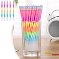 thumbnail image 1 of PRETXORVE 10pcs Colorful Fluorescent Gel Pen Refills For Adult Coloring Scrapbooking And Glossy With Fine Tip, 1 of 6