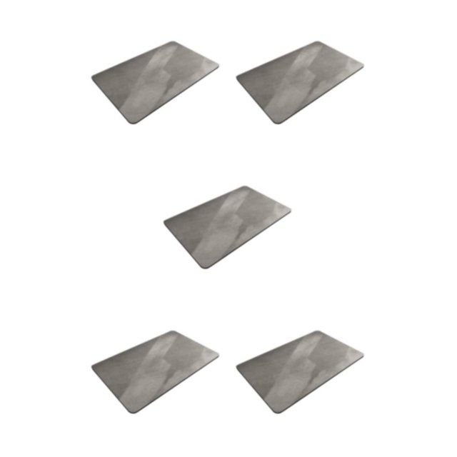 Youkk non-slid Rubber Bath Mat Soft Texture No Dirt Hiding Strong Grip Bath Rug-Rubber No Displacement GFT1104 30*40cmStrong Water 5Set