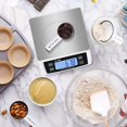 thumbnail image 3 of Large Digital Kitchen Scale 30kg/66lb Food Scale for Baking Cooking Stainless Bread Scale with LCD Display Counting Scales for Coins Adapter Included(Stainless White), 3 of 7