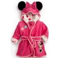 thumbnail image 1 of Kids Mickey Mouse Hooded Fleece Bathrobe Animal Sleepwear, 1 of 2
