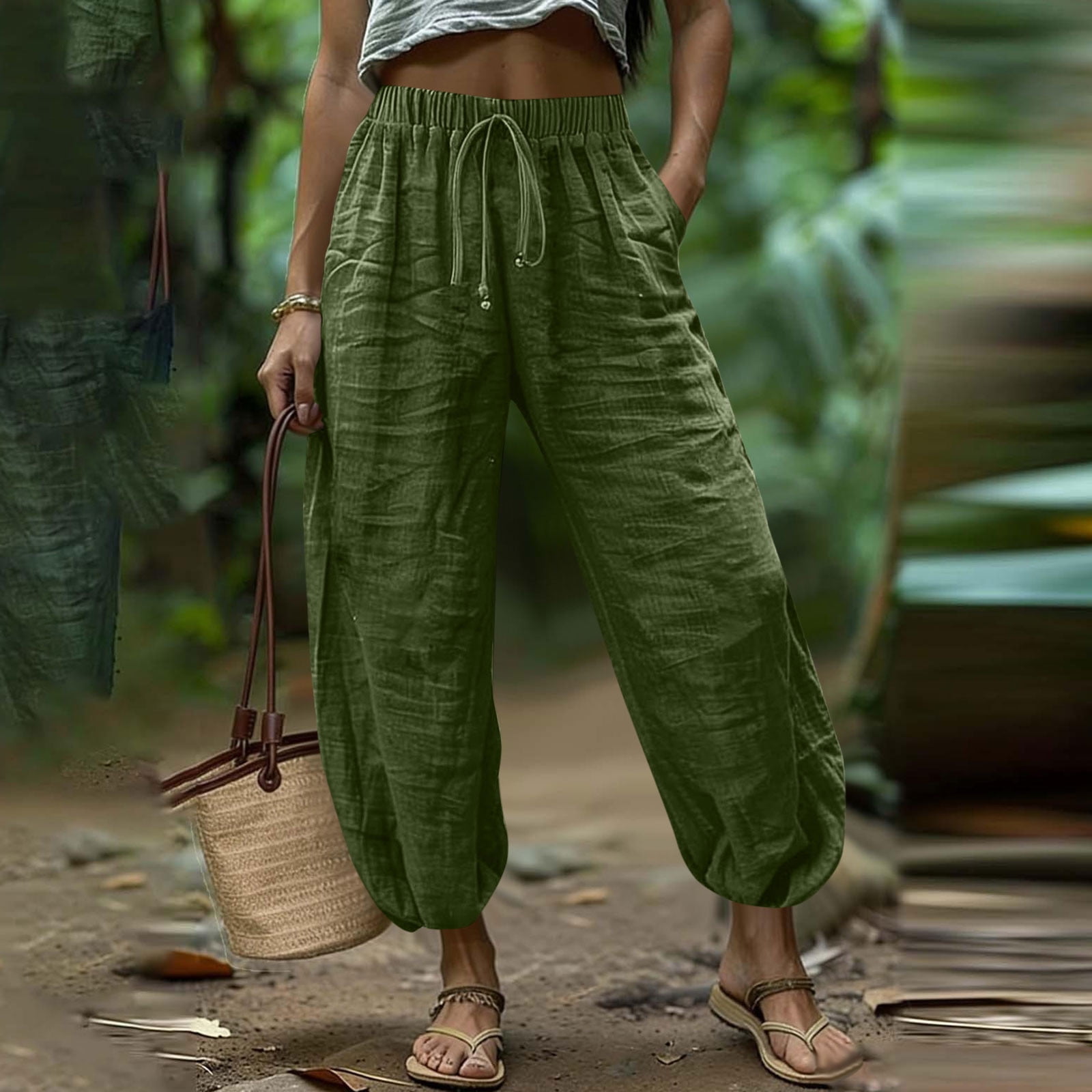 chieko+ パンツ　rich linen lantern pants chieko+ パンツ rich linen lantern pants chieko+ パンツ rich linen