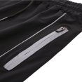 thumbnail image 4 of Men‘s Autumn Soft Shell Jogger Waterproof Fleece Lined Bottoms Reflective Night Light Trousers Gray M, 4 of 5