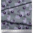 thumbnail image 2 of Soimoi Poly Georgette Fabric Bird,Coconut Tree & Elephant Kids Printed Fabric 1 Yard 52 Inch Wide, 2 of 3