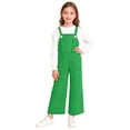 thumbnail image 1 of Children's Solid Color Pocket Jumpsuit, Mid Size Casual Overalls for Adults, Comfortable and Versatile, 1 of 8