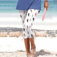 thumbnail image 3 of FNFYFH Clearance Womens Yoga Capris Fresh All Day,White, 3 of 5