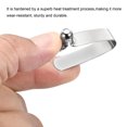 thumbnail image 4 of Uxcell 8.3x7mm Kayak Paddle Snaps, Hollow Button Single Pin Lock Tube Tent Pole Spring Clips, 8 Pack, 4 of 6