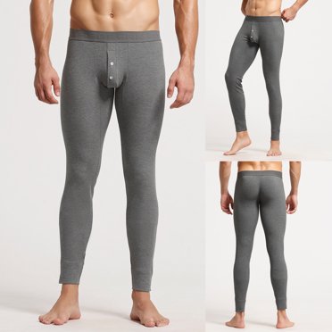 EGNMCR Men's Lightweight Pants, Cargo Pants Men, Linen Pants Men, Mens Casual Loose Fit Elastic Waist Pants Men's Color Cotton Breathable Sports Leggings Warm Long Johns Panties Men Pants