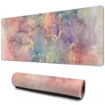 thumbnail image 1 of Cute Pink Gold Marble Large Mouse Pad - 31.5x11.8in Desk Mat Laptop Protector, 1 of 7
