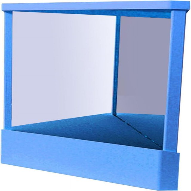 EIGTHTAIL 2025 Nouveau Miroir Non Rétroviseur Vraie Image Réflexion Véritable Miroir Cosmétique Debout Précision Véritables Images Réflexion Miroir Non Réversible pour Maquillage Coiffeuse & B
