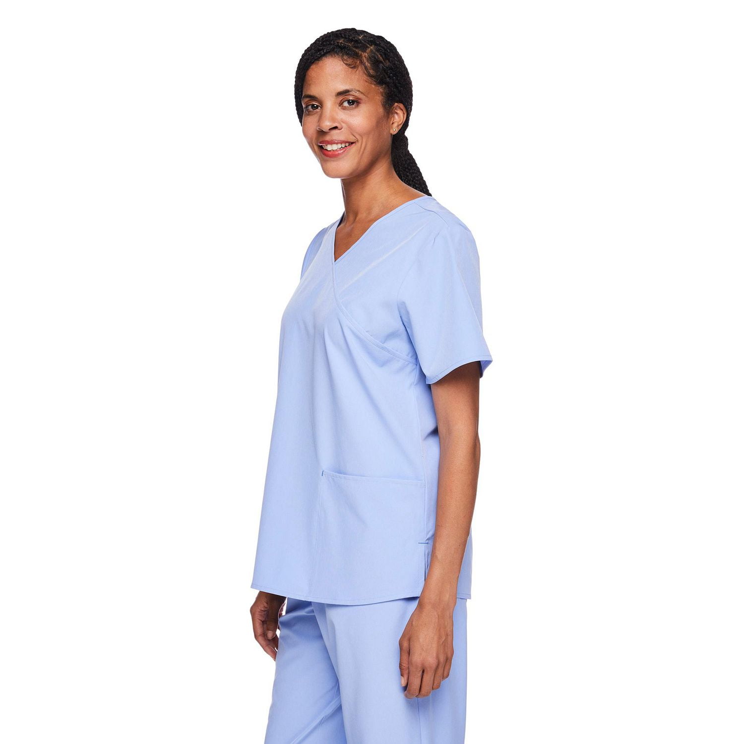Haut d’uniforme médical drapé George pour femmes - Exclusivement en ligne