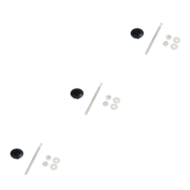 Transemion Car Modification Lightweight And Stylish Hood Lock Multiple Options Available black DP17-32 3Set