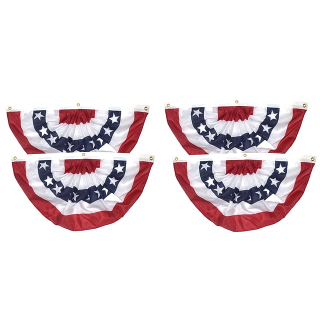 Birdeem Independence Day Decorations, Fan-Shaped Flag Flag Independence Day Flag
