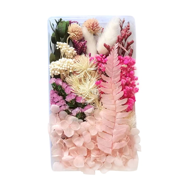 TopLLC Dried Flowers Material Kit DIY Everlasting Flowers Material Making Valentine's Day Gift Valentines Day Decor