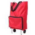 thumbnail image 2 of Shisuyan Sac de Magasinage Roulant avec Roue Rouge Lot de 1 48x28 cm, 2 of 9