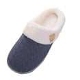thumbnail image 2 of tumgatte Pantoufles d'Intérieur Mignonnes d'Hiver pour Femmes en Coton à Mémoire de Forme Peluche Coton Pantoufles pour Dames jusqu'à 45 % de Rabais, 2 of 3