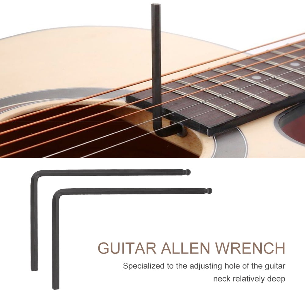 4mm/5mm Ball End Guitar Wrench, Robust Durable Guitar  Rod, Adjust The Guitar For Guitar Lovers Guitar Setup For