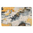 thumbnail image 1 of 20x32 inch Modern Abstract Gray Runner Rug: Designed for Comfort - Soft, Non-Slip, Low Pile, Machine Washable Carpet for Bathroom, Laundry Room, Entryway, 1 of 5