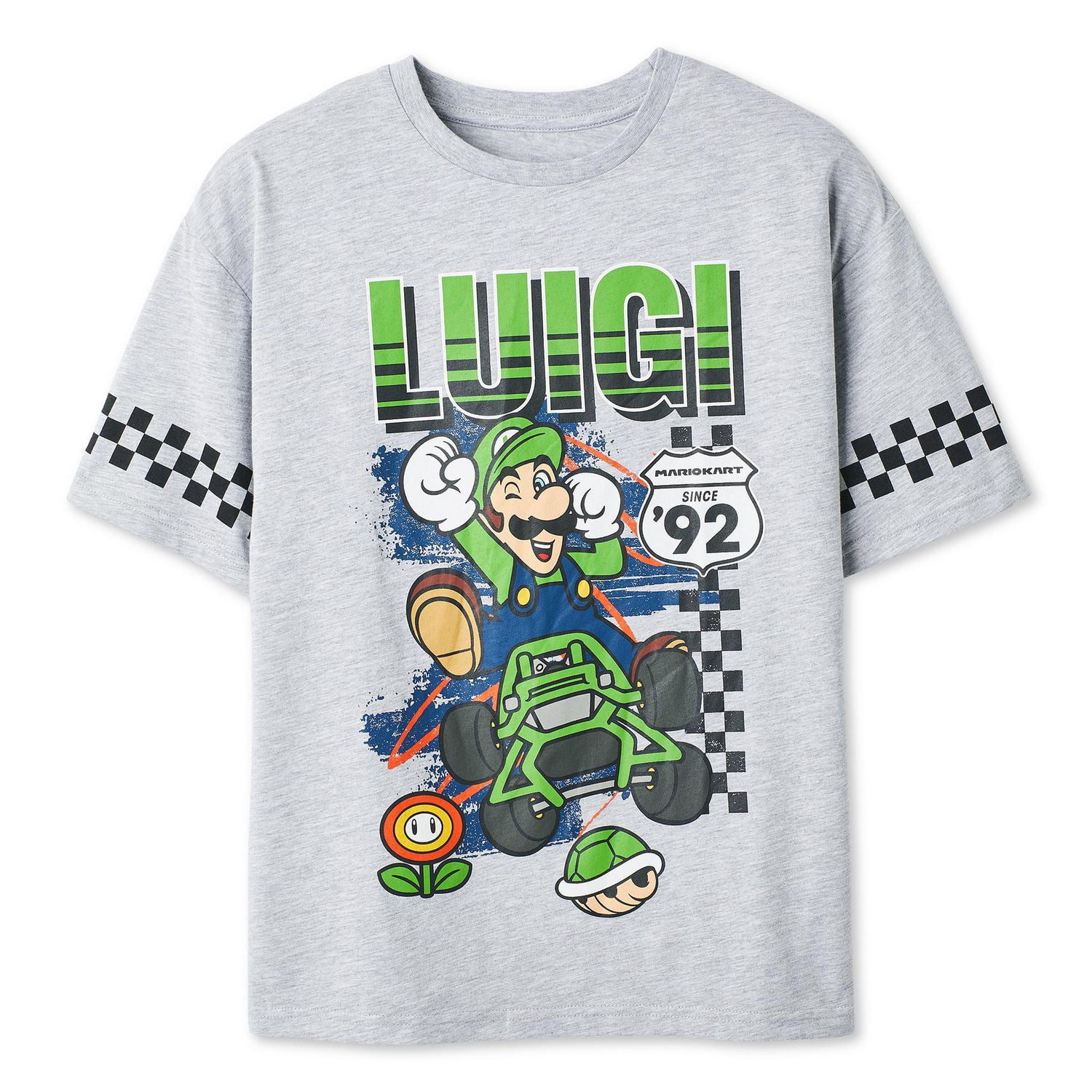 T-shirt Luigi Mario Kart pour garçons