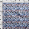 thumbnail image 2 of oneOone Cotton Poplin Fabric Chevron Ikat Print Fabric BTY 56 Inch Wide, 2 of 4