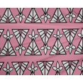 thumbnail image 4 of Tissu Lycra Polyester Pomme Floral & Triangle Bloc Tissu Imprimé par Yard 56 Pouces de Large, 4 of 4
