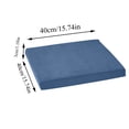 thumbnail image 3 of Bdday Rocking Chair Cushion Sponge Cushion Velvet Solid Wood Sofa Cushion Window Cushion Warm and Comfortable Tatami Cushion Dining Room Chair Cushions, 3 of 3