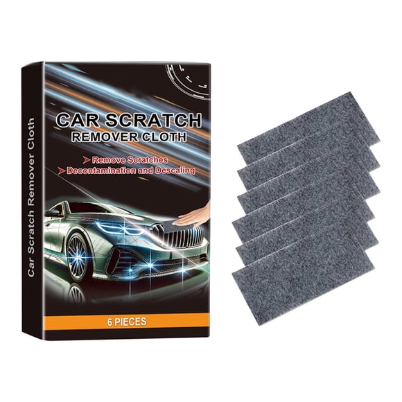 Car Scratch Repair Cloth for Minor Scratches and Stains on Auto Paint Surface – 6 Pack