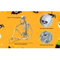 thumbnail image 4 of Halloween Skeleton Skeleton Model Full Body for Front Lawn Photo Prop Decor 40x10x4cm, 4 of 9