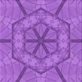 thumbnail image 1 of Ahgly Tapis d'Intérieur Lavable en Machine Carré Transitionnel Heliotrope Violet, 5 Pieds Carré, 1 of 7
