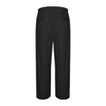 thumbnail image 4 of Yusimy Men's Care Pants Solid Color Hook and Loop Closure Easy Wear Summer Breathable Fracture Bedridden Recovery Practical Comfort, 4 of 7