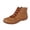 M-Brown, variant on Kcodviy Women's Casual Flat Leather Lace Up Boots for Women Retro Lace Up Boots S Boots for Women Side Zipper Round Toe Winter Boots for Women Wide Width Shoe Boots