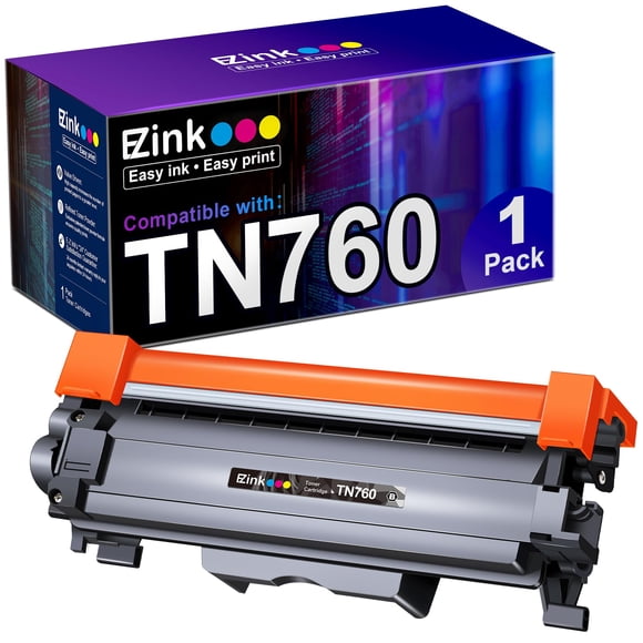 E-Z Ink TN760 Toner Cartridge Replacement Compatible for Brother TN-760 TN730 TN-730 for Brother DCP-L2550DW HL-L2350DW L2395DW L2390DW L2370DW MFC-L2710DW L2750DW L2730DW (Black 1 Pack)