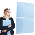 thumbnail image 2 of ZTTD 1Pcs Plastic Folders with Pockets, Heavy Duty Pocket Folder, File Folders with Business Card Slot, 2-Pocket Folder, Aesthetic File Folder for Work & Office, Letter Size, 2 of 9