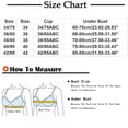 thumbnail image 3 of Besolor Bras for Women Button Front Closure Wireless Full Coverage Underwear Cozy Breathable Liftup Bralettes, 3 of 5