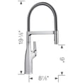 thumbnail image 2 of Rivana Semi-Pro Pull-Down Dual-Spray Kitchen Faucet - Chrome, 2 of 2