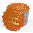 thumbnail image 4 of Inkdotpot Real Gold Foil Happy Birthday Tags Favor Hang Paper Tags 100 Piece, 4 of 6