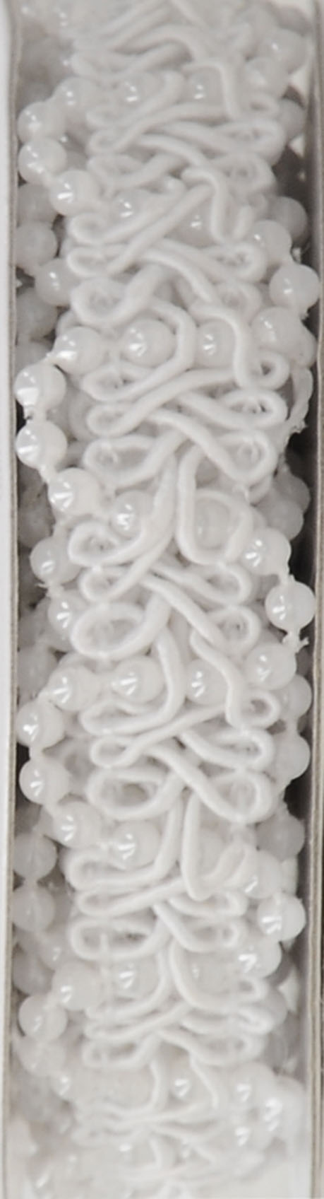 PEARL GIMP 5/8 WHITE - FRENCH
