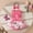 Pink, variant on Infant Baby Clothing Newborn Girl Dresses Rompers Bodysuit Infant Girl Outfits Ropa De Bebe Baby Girl Clothes 3-6 Months