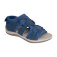 thumbnail image 1 of CEHVOM Sandales à Bout Rond Compensées Confortables pour Femmes, Couleur Unie, Bout Ouvert, 1 of 3