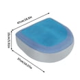 thumbnail image 3 of Vaidha Inflatable Hot Tub Booster Seat | Mesh Bathtub Cushion with Suction Cups | Spa Bath Seat Riser for Enhanced Comfort & Stability | 1-Piece Set, 3 of 7