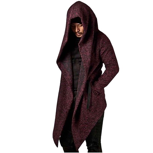 CEHVOM Homme Décontracté Uni Cardigan à Capuche Veste Manches Longues avec Poche Haut Soldes