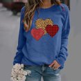 thumbnail image 2 of RKSTN Chandail pour Femmes Décontracté à Manches Longues Blouse à Imprimé de la Saint-Valentin Hauts Chandail Col Rond Coupe Ample Chandail, 2 of 3