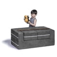 thumbnail image 2 of Jaxx Zipline Causeuse Modulable pour Enfants et Ottomans / Chaise Longue Dépliable, Charbon, 2 of 5