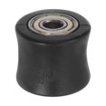 thumbnail image 1 of Unique Bargains 8mm Chain Roller Pulley Tensioner Wheel Guide Concave Type for Bike Sliding Door Black, 1 of 6