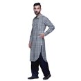 thumbnail image 3 of Atasi Mens Rayon Pathani Kurta Solid Salwar Set Printed Punjabi Kurta For Men, 3 of 5