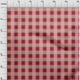 thumbnail image 2 of oneOone Polyester Lycra Medium Pink Fabric Gingham Check Sewing Craft Projects Fabric Prints By Yard 56 Inch Wide, 2 of 4