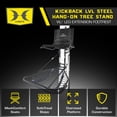 thumbnail image 2 of Hawk Kickback LVL Hang-On Deer Hunting Tree Stand with XL Seat and Platform, 2 of 12