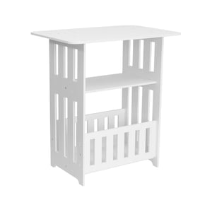 Qocolhg Small Furniture for Bedroom Living Room Farmhouse, Bedside Table Easy Modern Storage Cabinet Easy Tier End Table Nightstand White Mini Bedroom Multifunctional Storage Small Cabinet